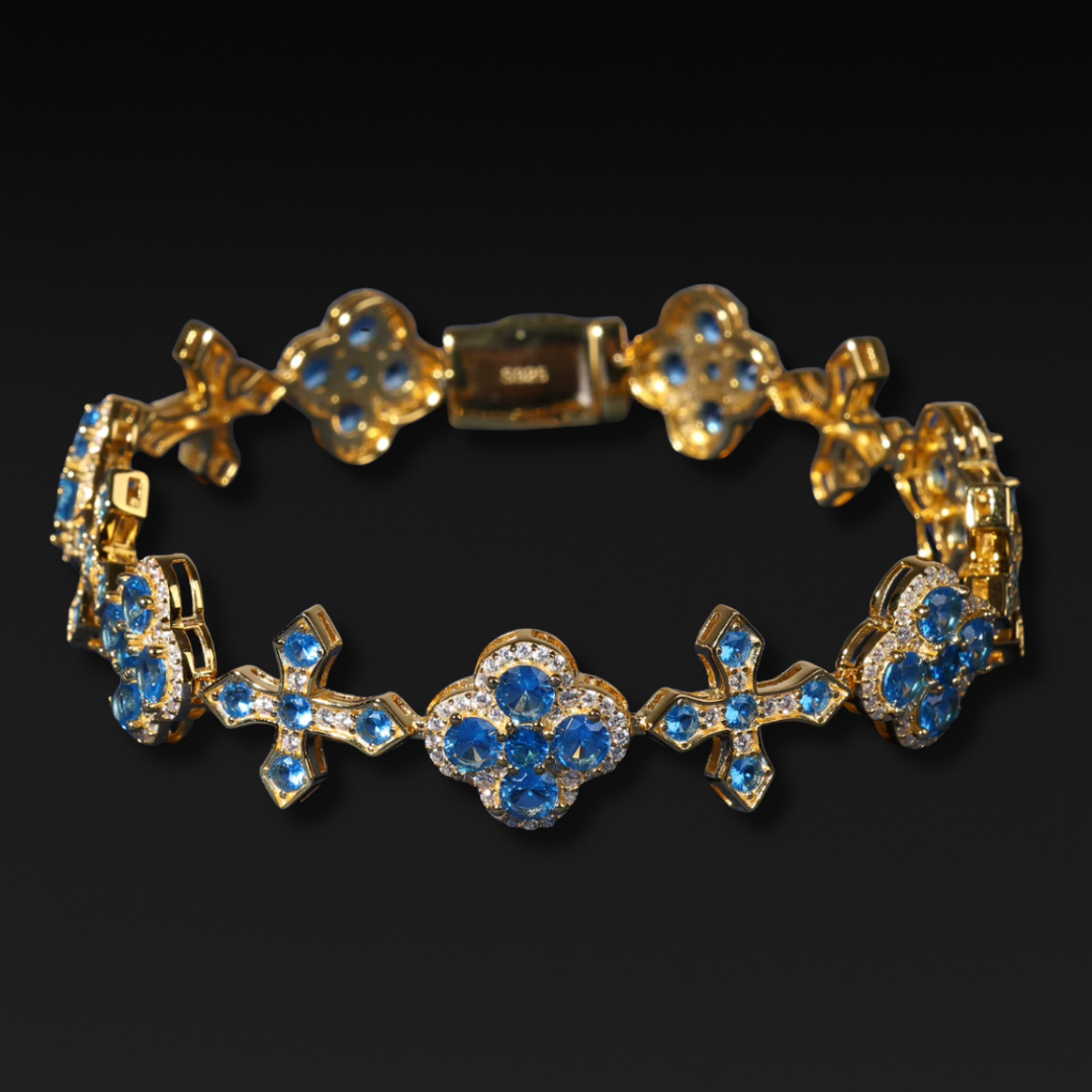 Motif Croix Bleu