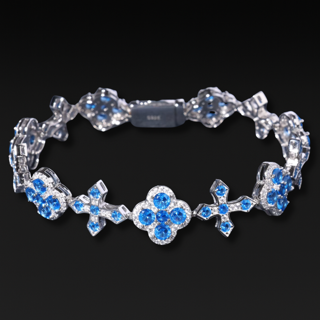 Motif Croix Bleu
