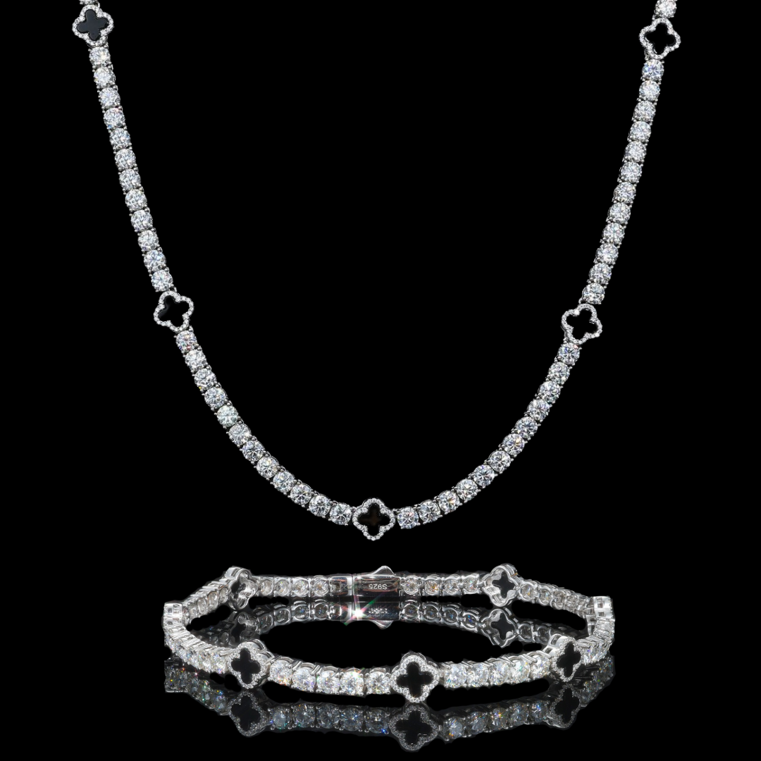 MIOSSANITE CLOVER SET