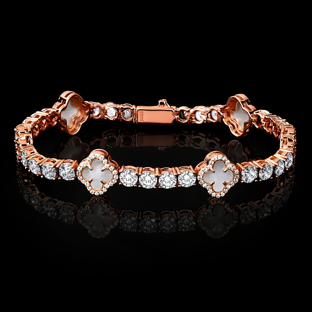 Rosé Motif Bracelet