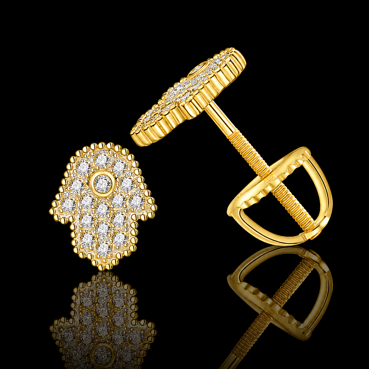 Hamsa Earrings