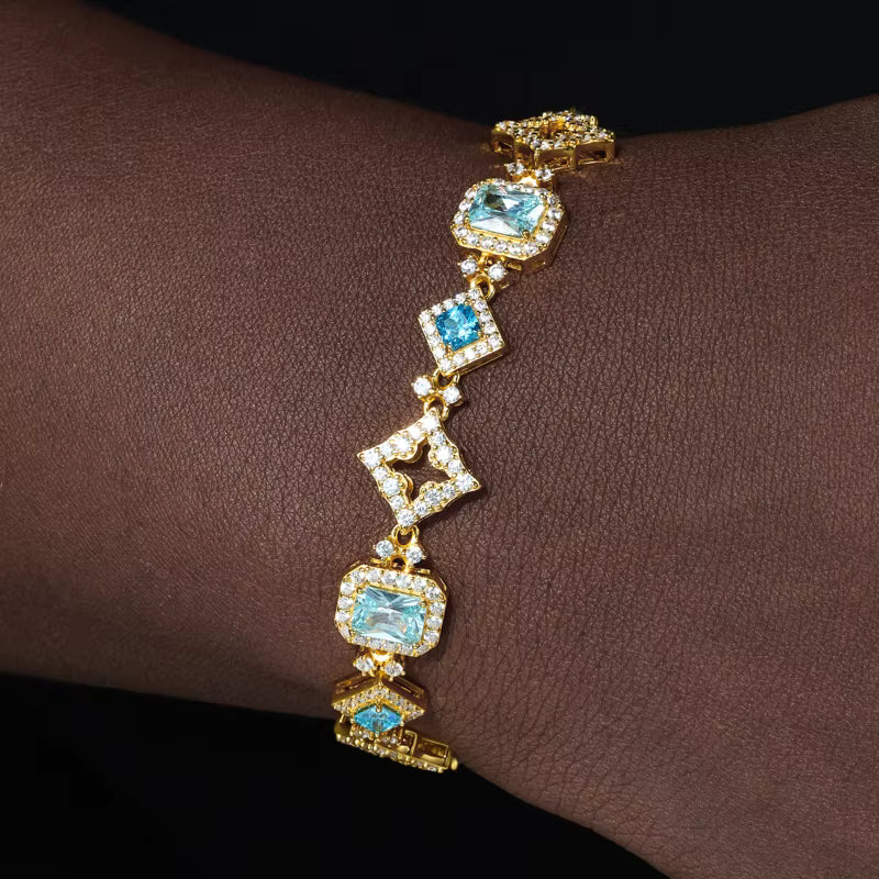 Gemstone Bleu Bracelet