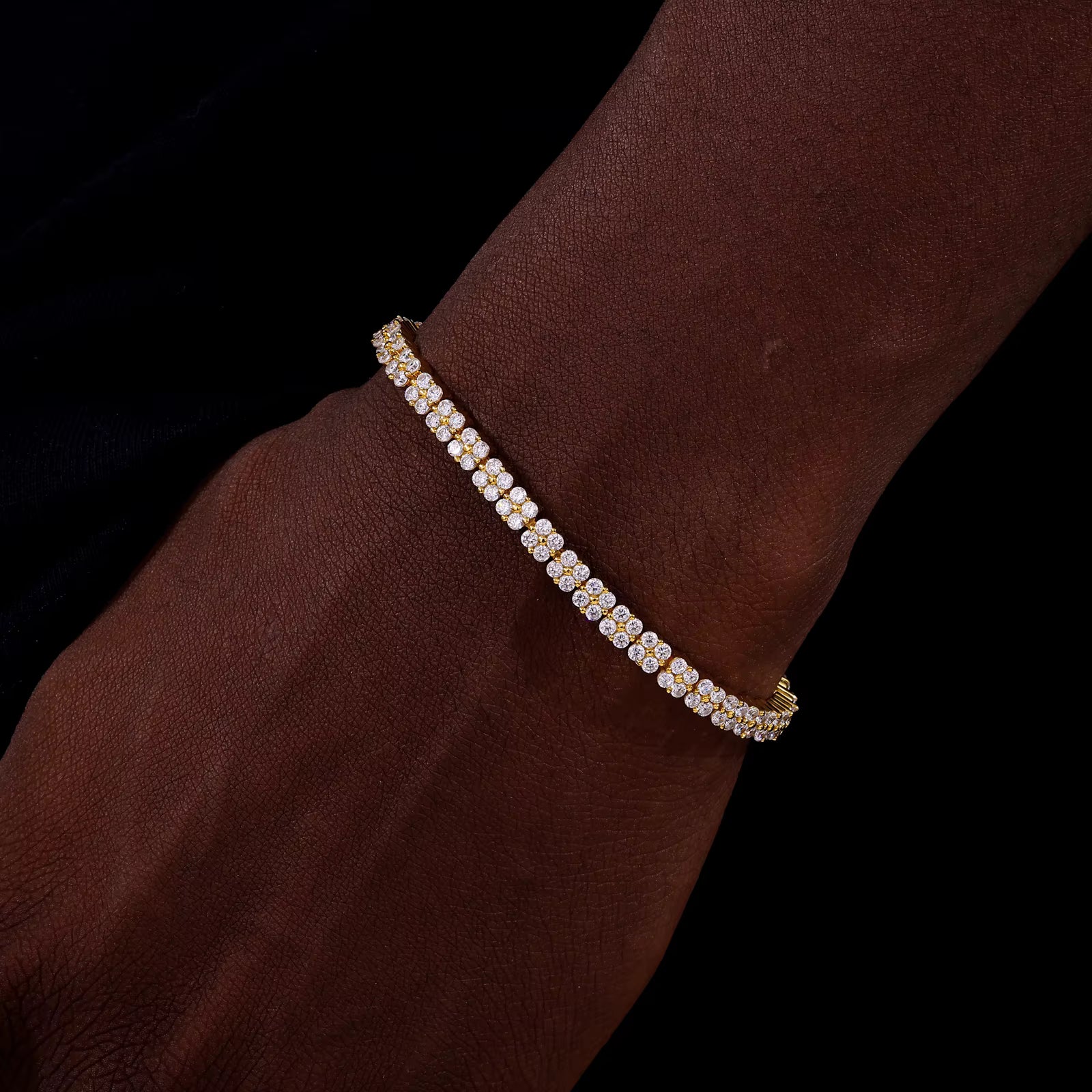 Le Carré Pavé Bracelet