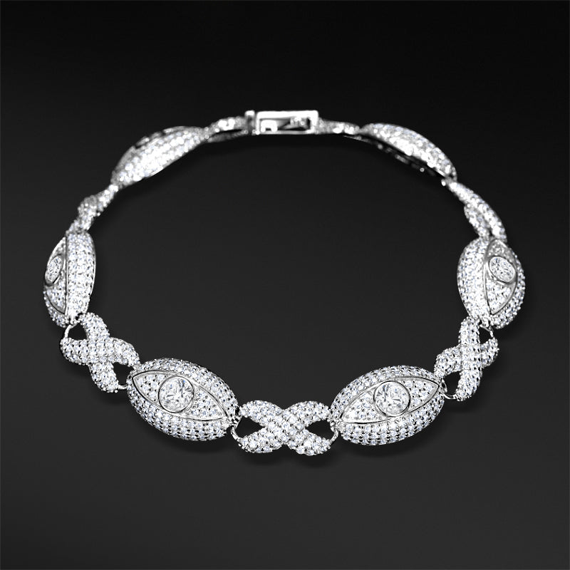 MOISSANITE MYSTIC EYES BRACELET