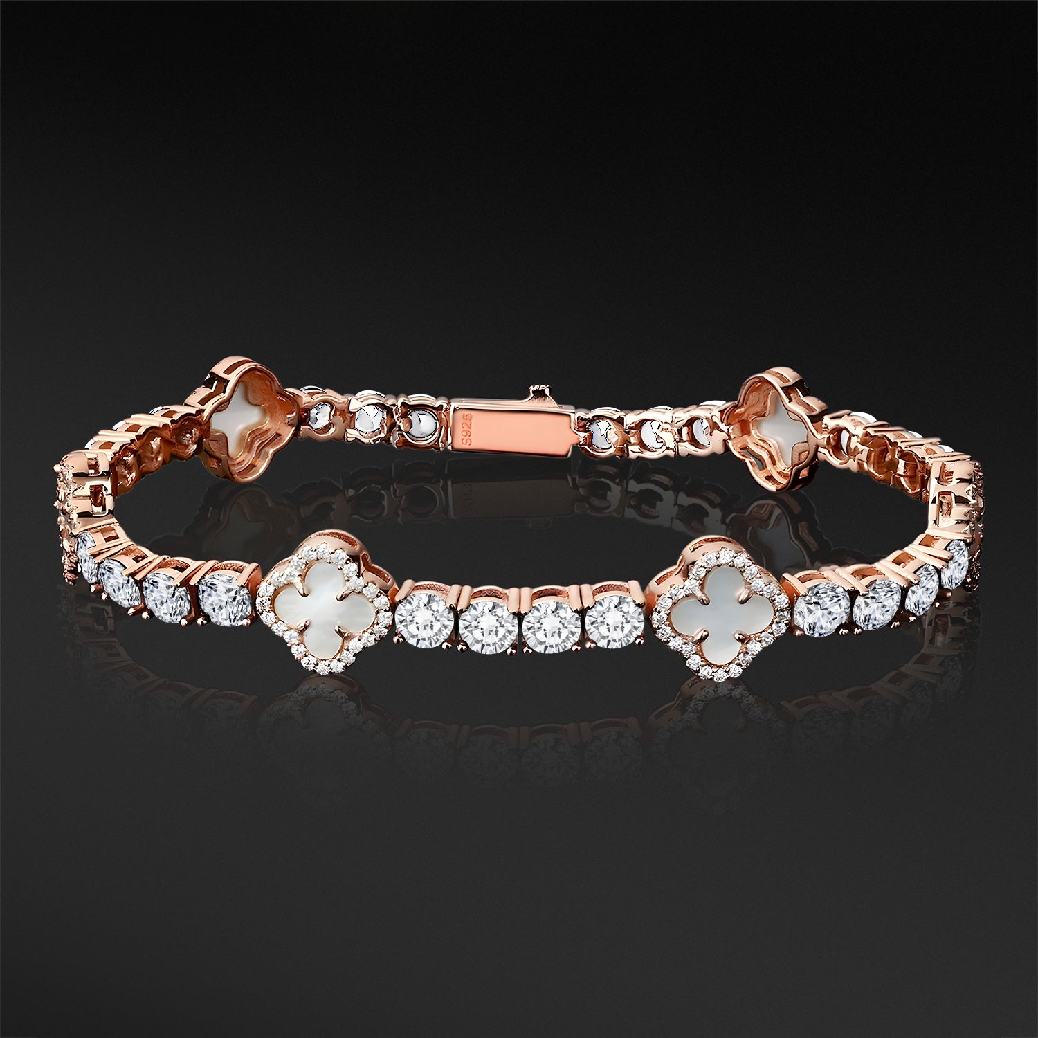 Rosé Motif Bracelet