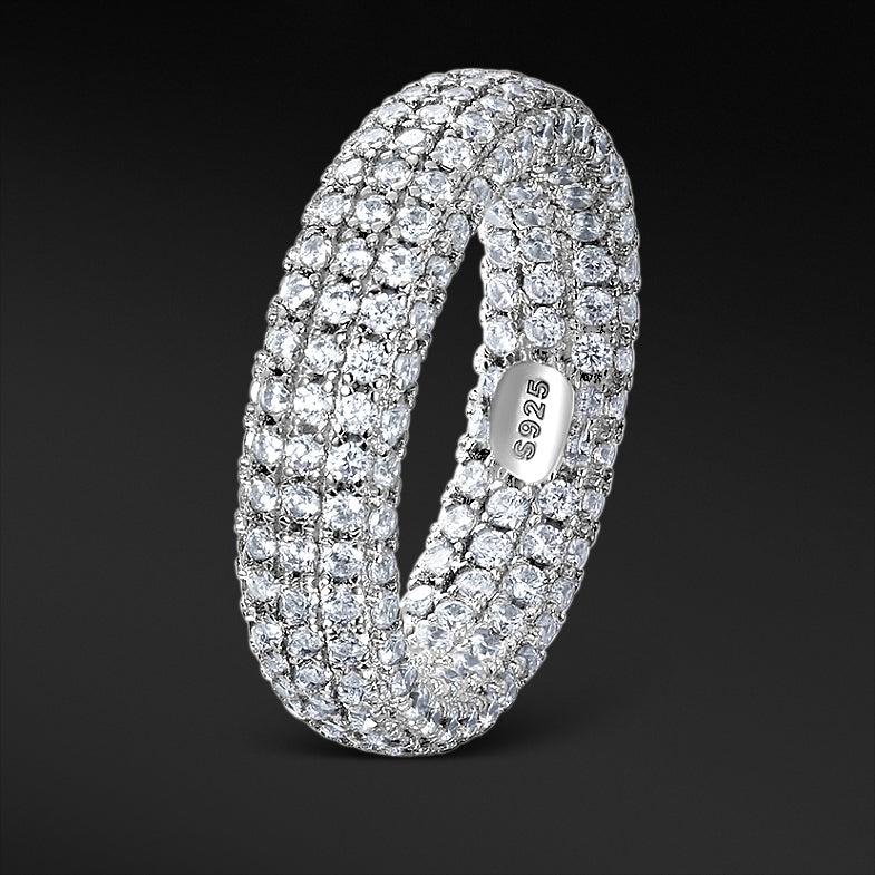 MOISSANITE ARCTIC RING - WHITE GOLD - Sant Leclère