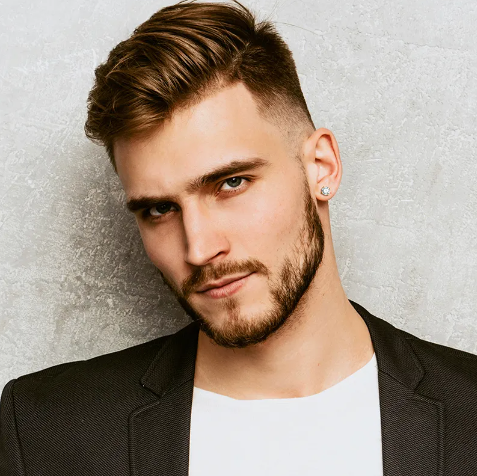 MOISSANITE DIAMOND STUD EARRINGS - Sant Leclère