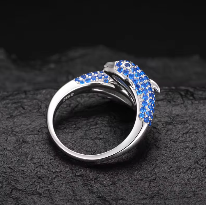 Dolphino Bond Ring - White Gold - Sant Leclère