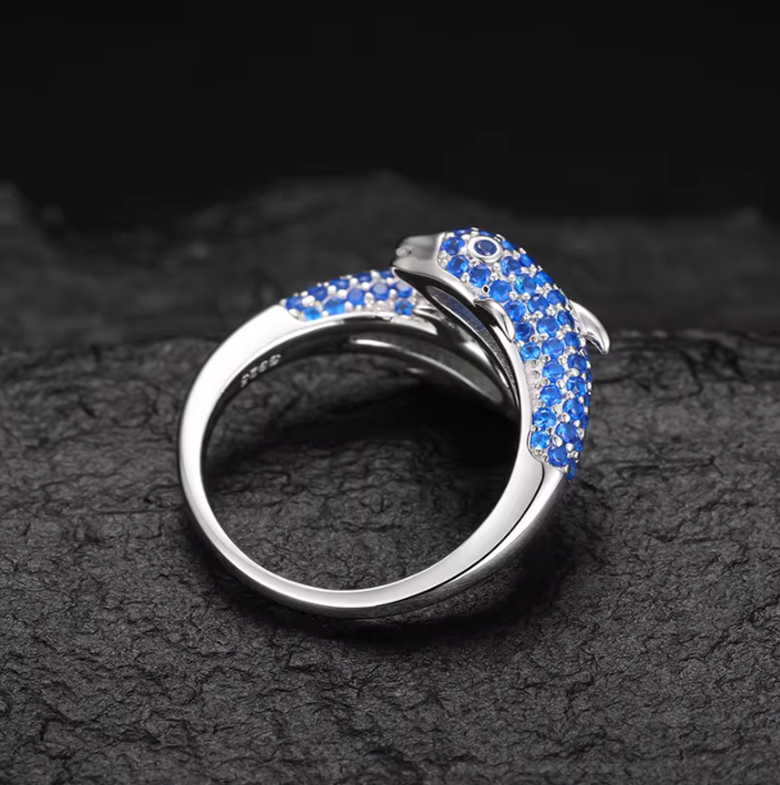 Dolphino Bond Ring - White Gold - Sant Leclère