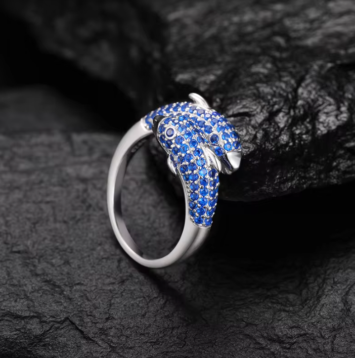 Dolphino Bond Ring - White Gold - Sant Leclère