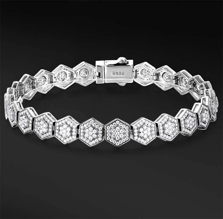 MOISSANITE HEXÈRE BRACELET