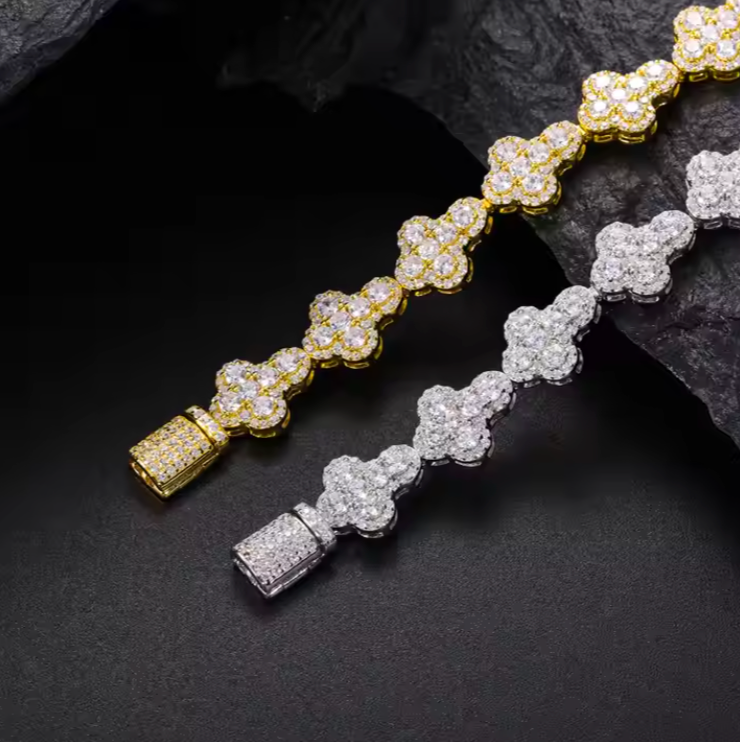 MOISSANITE BEAD BRACELET