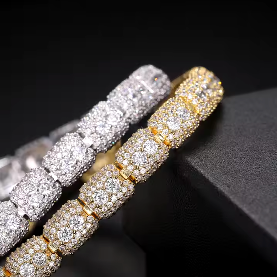 MOISSANITE BEAD BRACELET