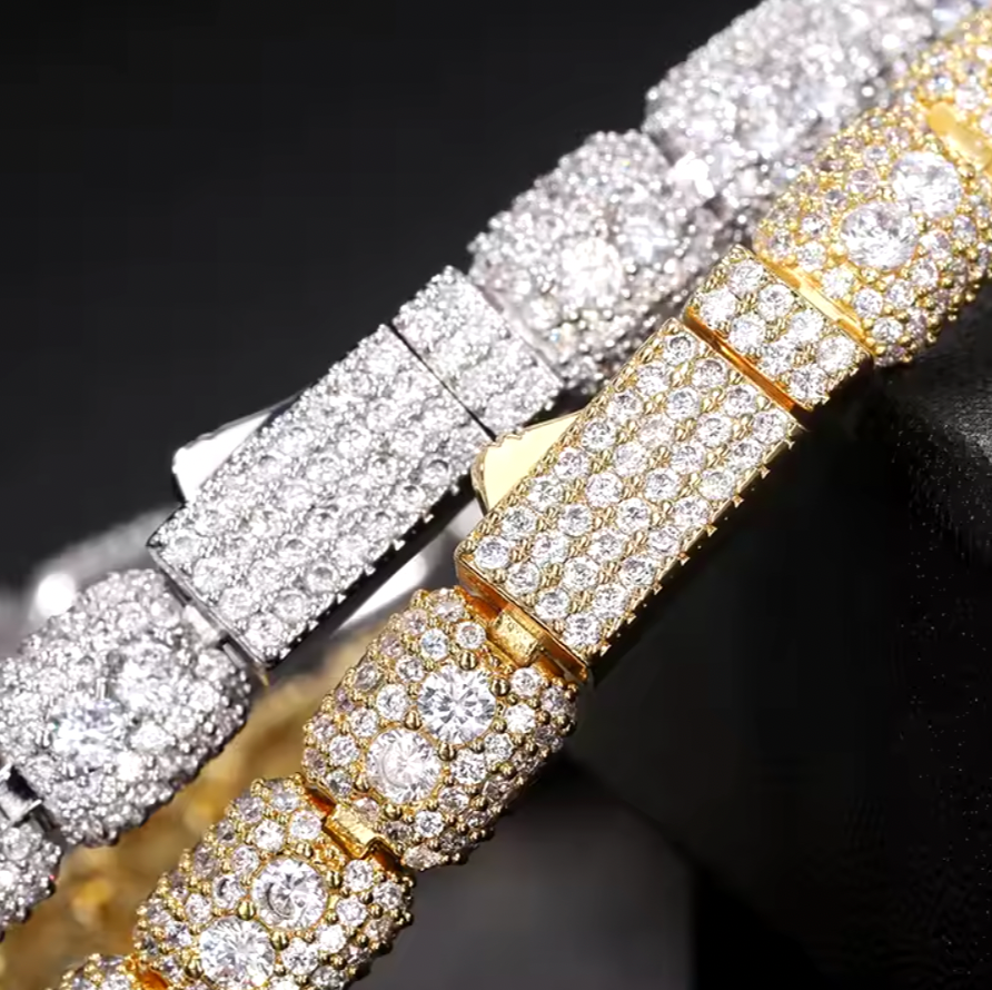 MOISSANITE BEAD BRACELET