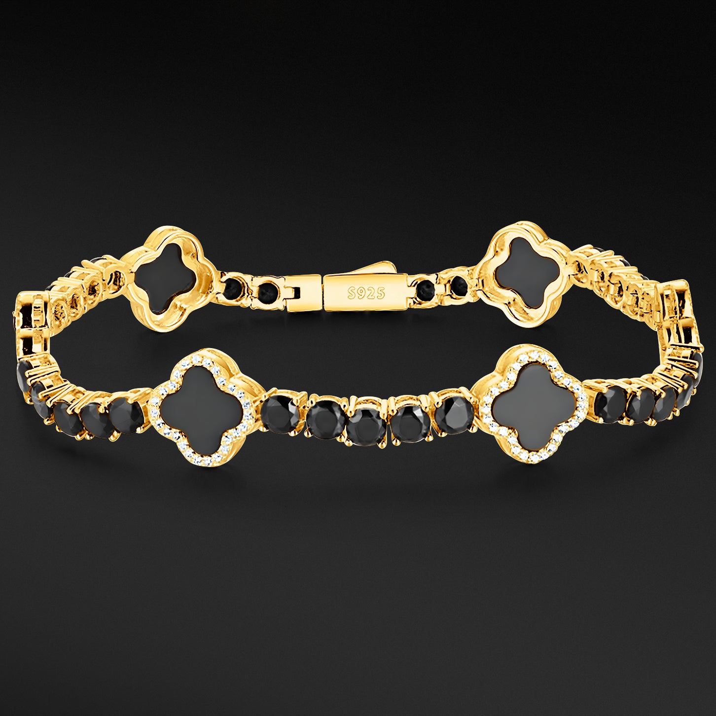 Clover Noir Lumière Bracelet