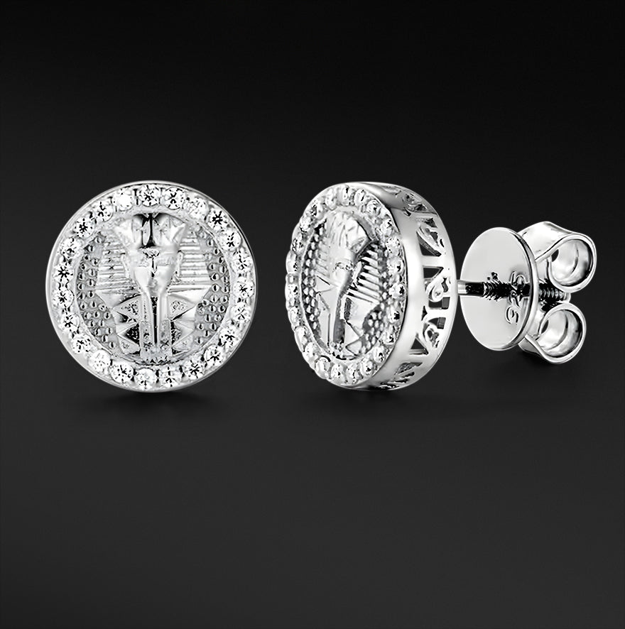 MOISSANITE PHARAOH EARRINGS