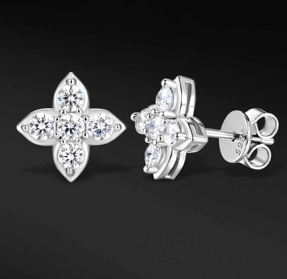 Four Leaf Clover Earrings