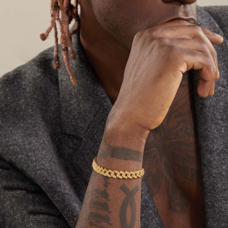 EVERYDAY CHAMPAGNE CUBAN BRACELET