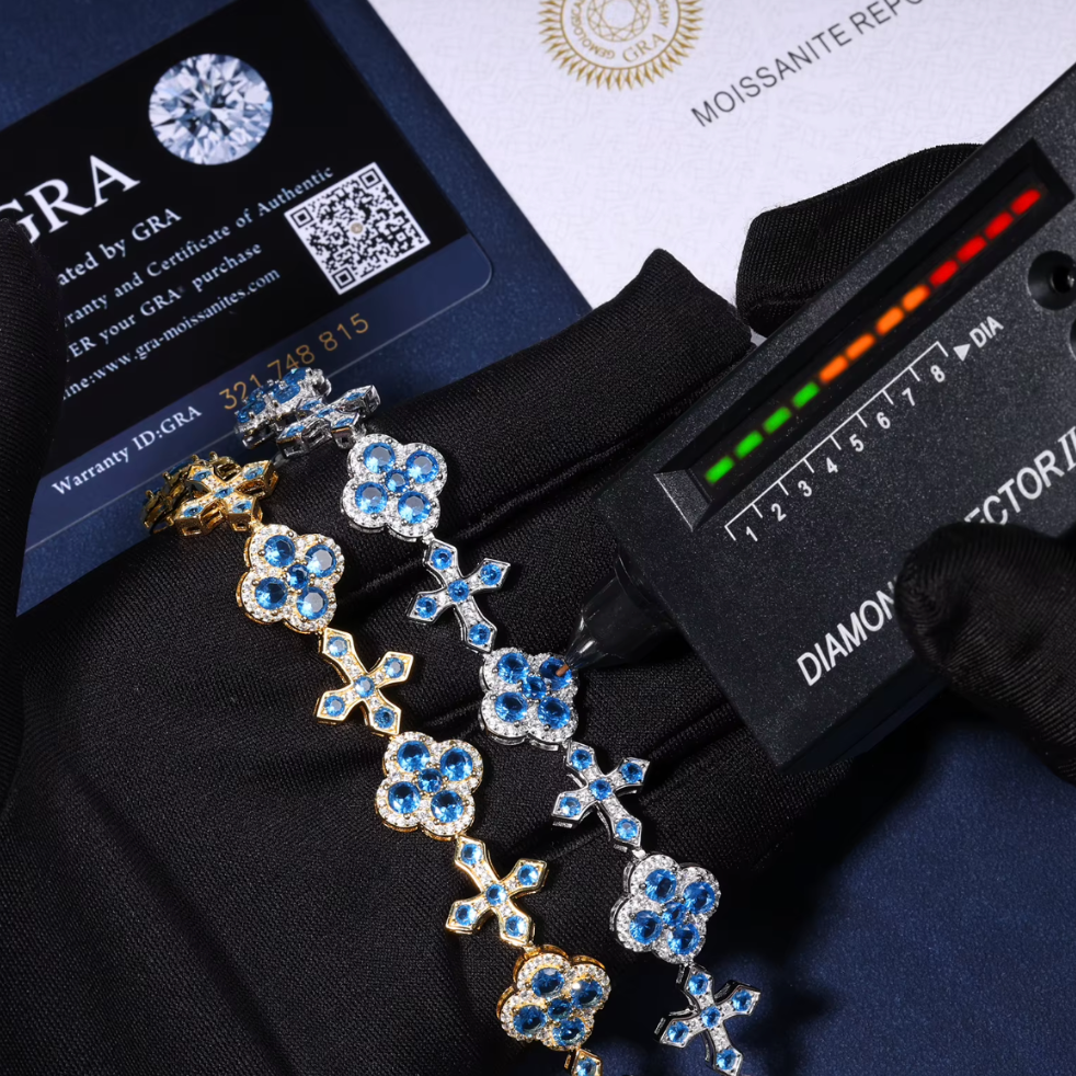 Motif Croix Bleu