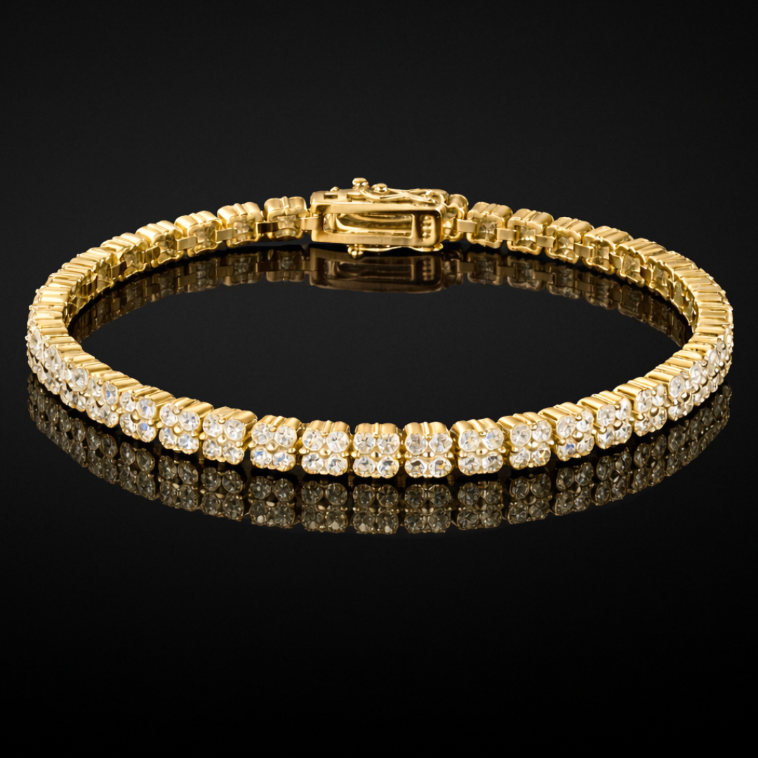 Le Carré Pavé Bracelet
