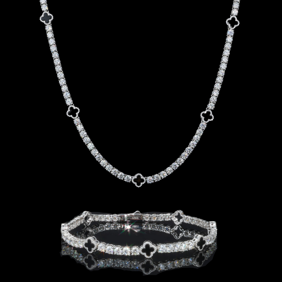 MIOSSANITE CLOVER SET