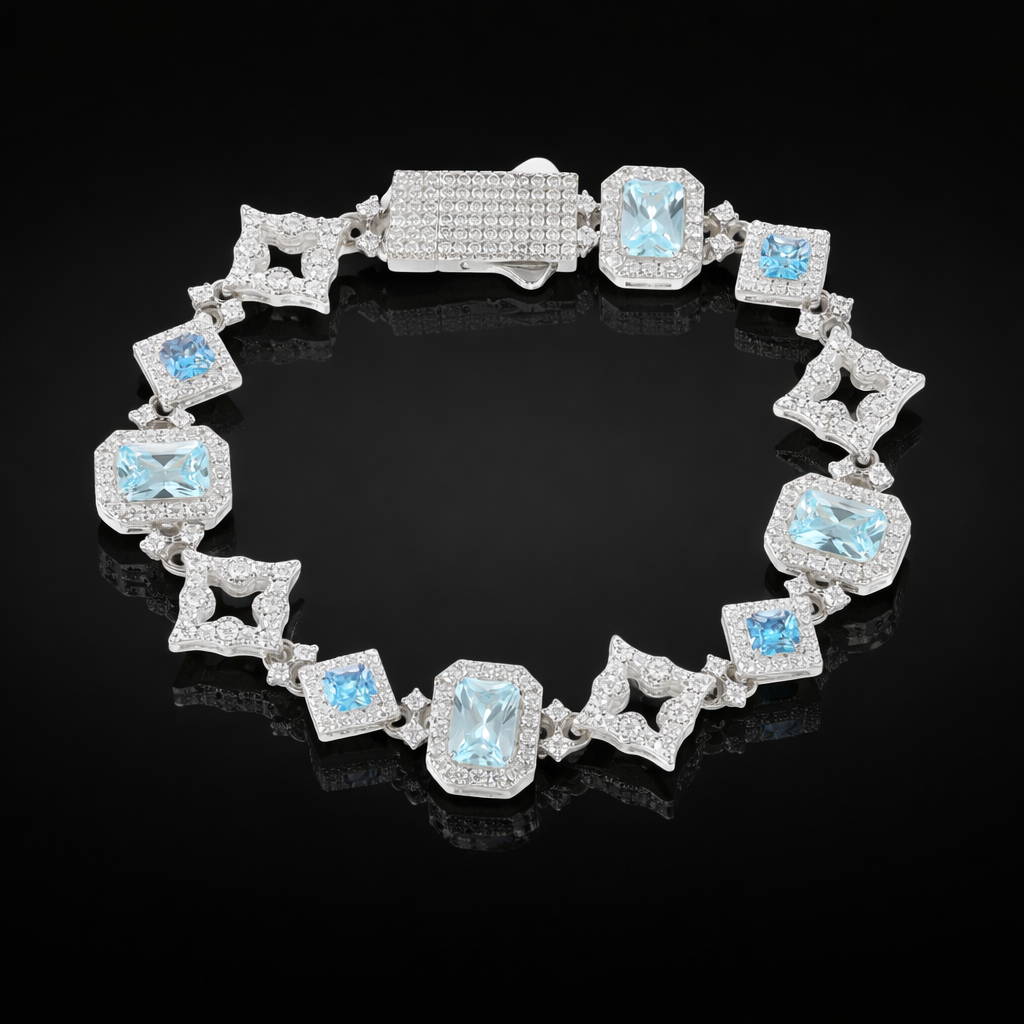 Gemstone Bleu Bracelet