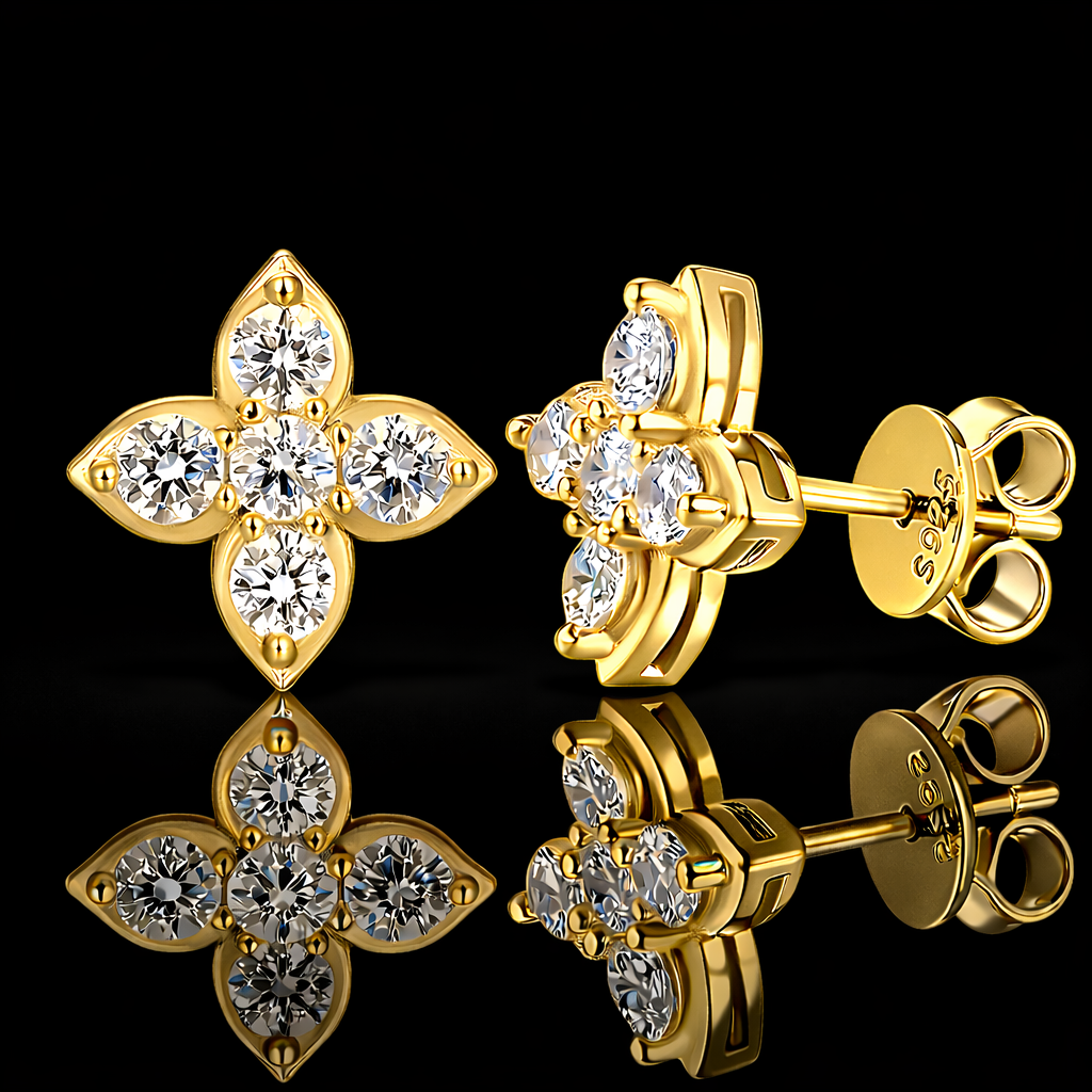 Four Leaf Clover Earrings