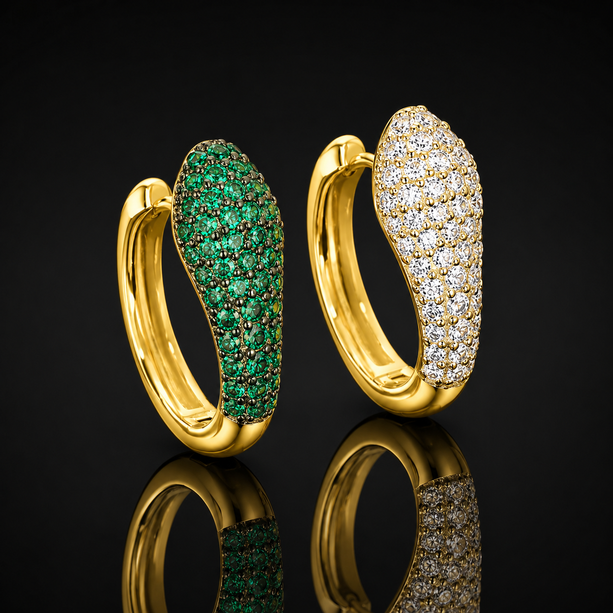 Python Loop Earrings