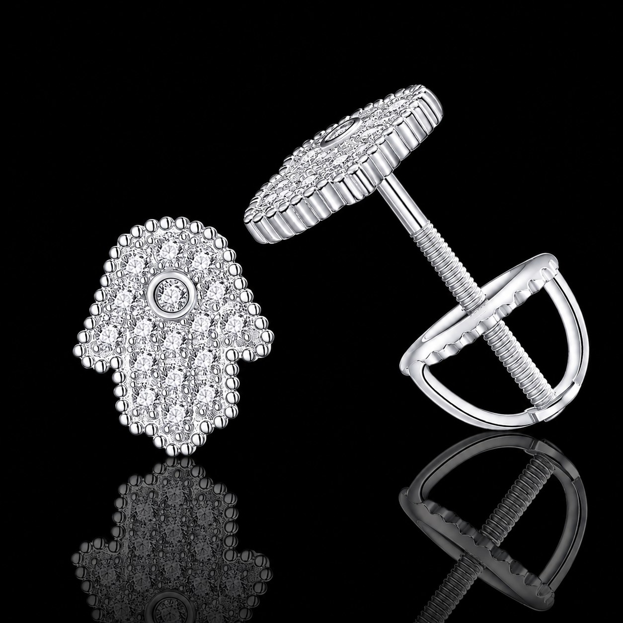 Hamsa Earrings