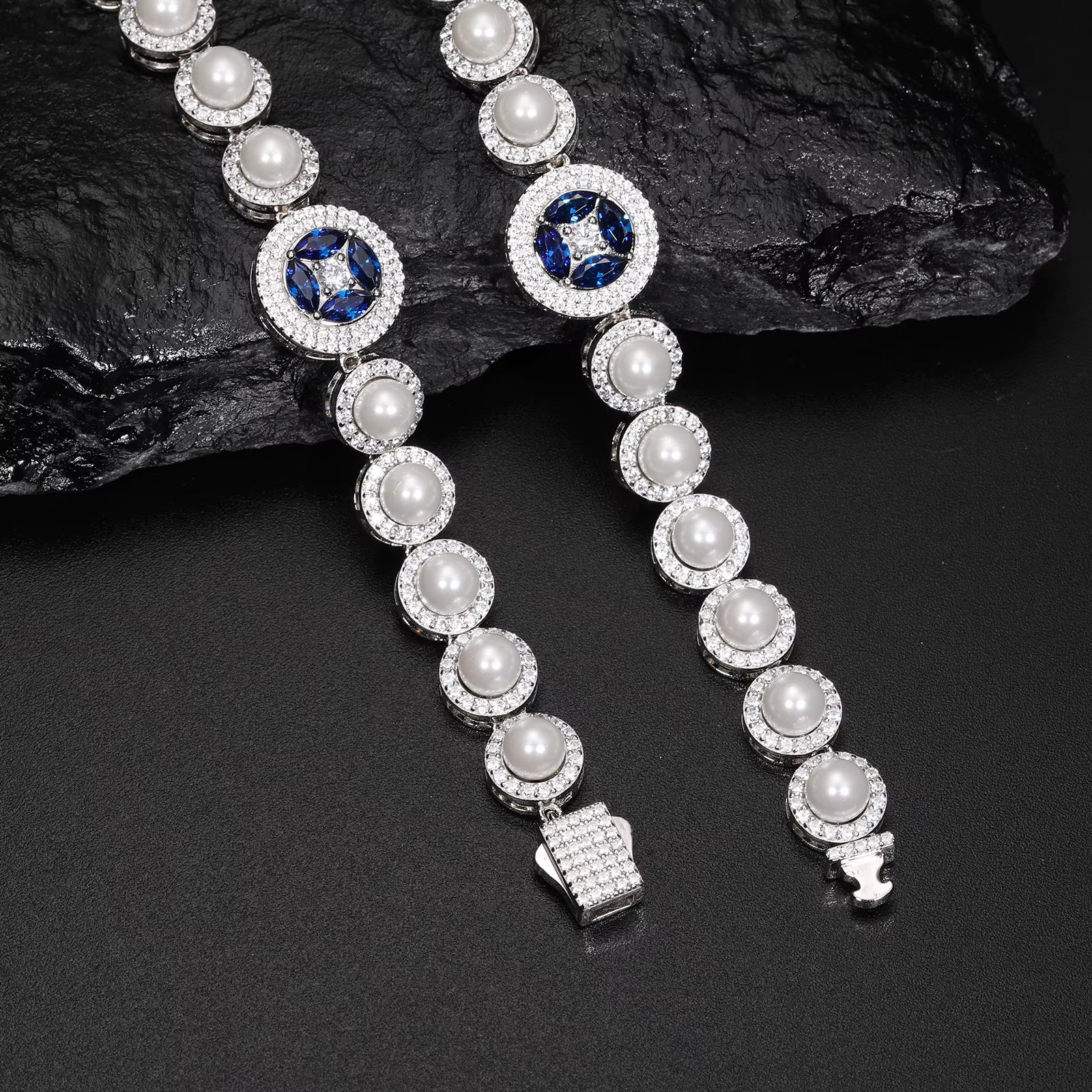 Perle Étoile Bleue Chain