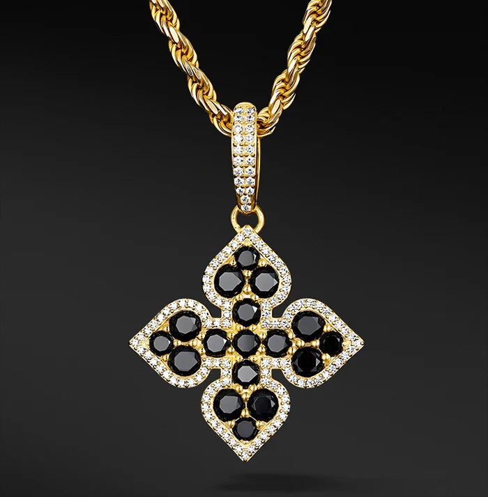 Trèfle Noir Pendant