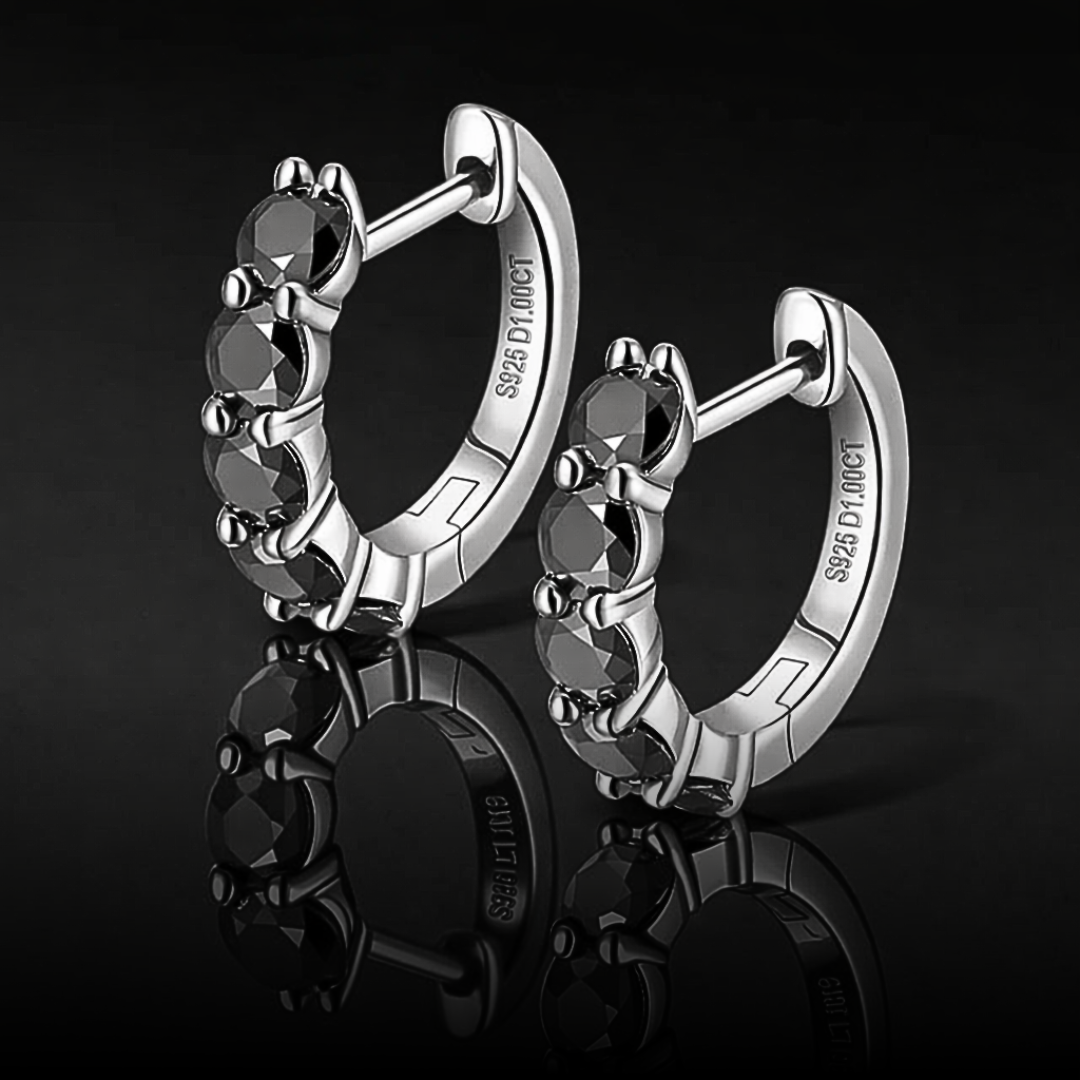Noir de Lune Hoops
