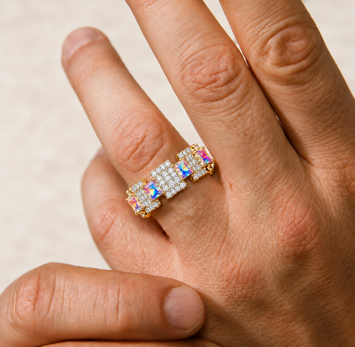 Océan Rainbow Ring